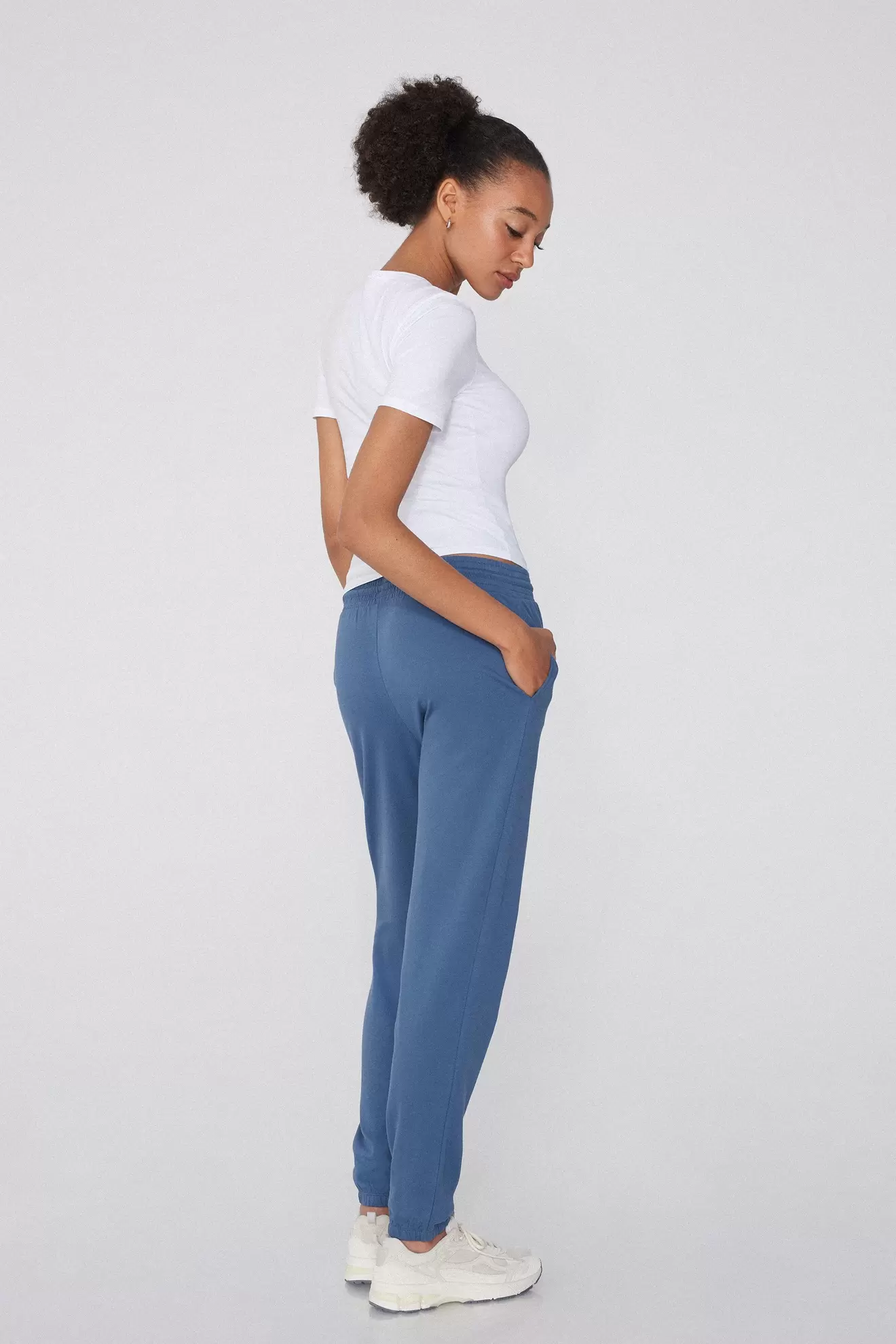 Jogginghose mit Paspeltaschen und Tunnelzug