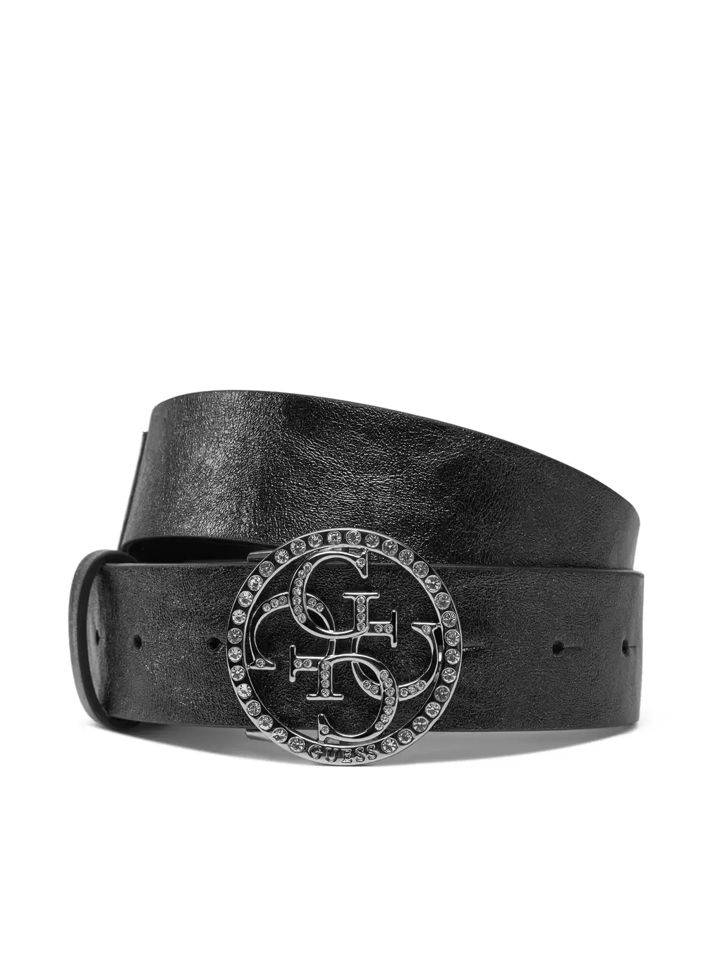 Belt with logo pattern