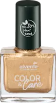 Nagellack Color & Care 190 Sparkling Gold, 10 ml
