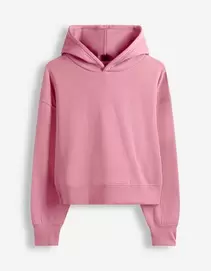 Hoodie - einfarbig - pink