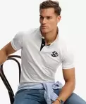 Pique Monogram Polo Shirt