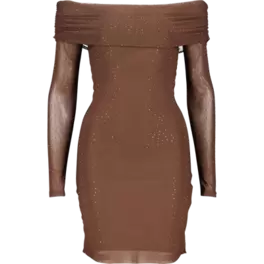 Schulterfreies Minikleid