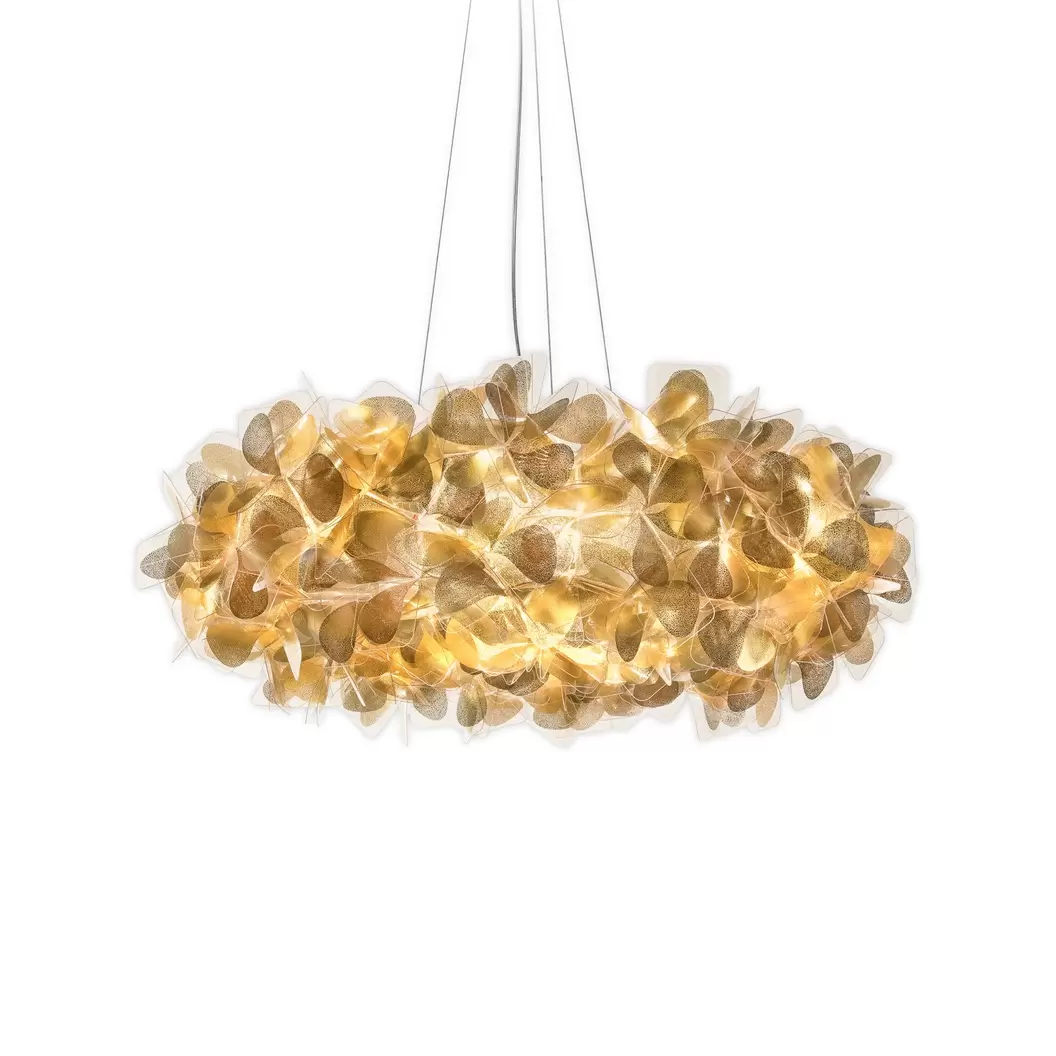 Slamp Hängeleuchte Clizia Mama Non Mama, Ø 78 cm, gold/klar