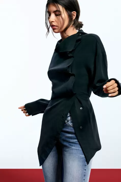 Asymmetrisches Hemd egonlab