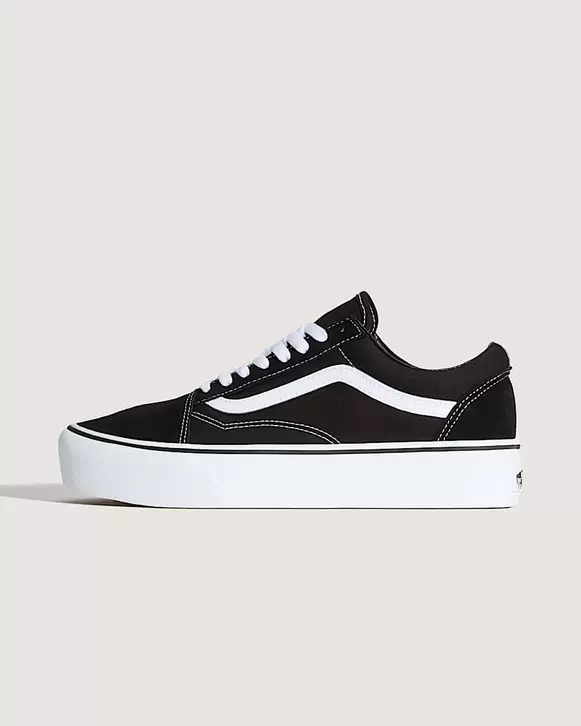 Platform Old Skool Schuhe VANS Schwarz HERO