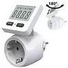 revolt Digitaler Energiekostenmesser mit 180° drehbarem Display, bis 3.680 W
