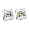 PEARL 2er-Set digitales Hygrometer mit Thermometer mit grafischer Anzeige