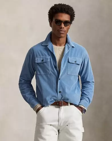 Classic-Fit Kordsamthemd