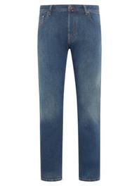 Softe Stretch-Jeans Bard mit dezenter Waschung, Slim