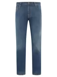 Softe Stretch-Jeans Bard mit dezenter Waschung, Slim