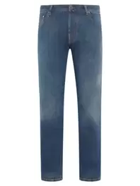 Softe Stretch-Jeans Bard mit dezenter Waschung, Slim