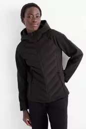 Funktions-Thermojacke mit Kapuze - wasserabweisend