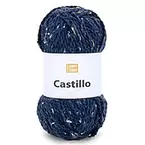Happy Hobby Castillo – Modegarn, marine tweed