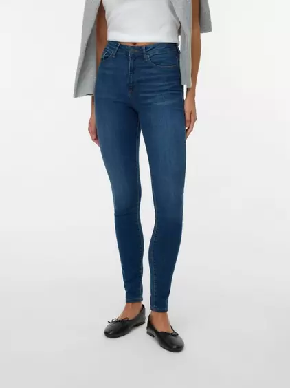 VMSOPHIA Hohe Taille Skinny Fit Jeans