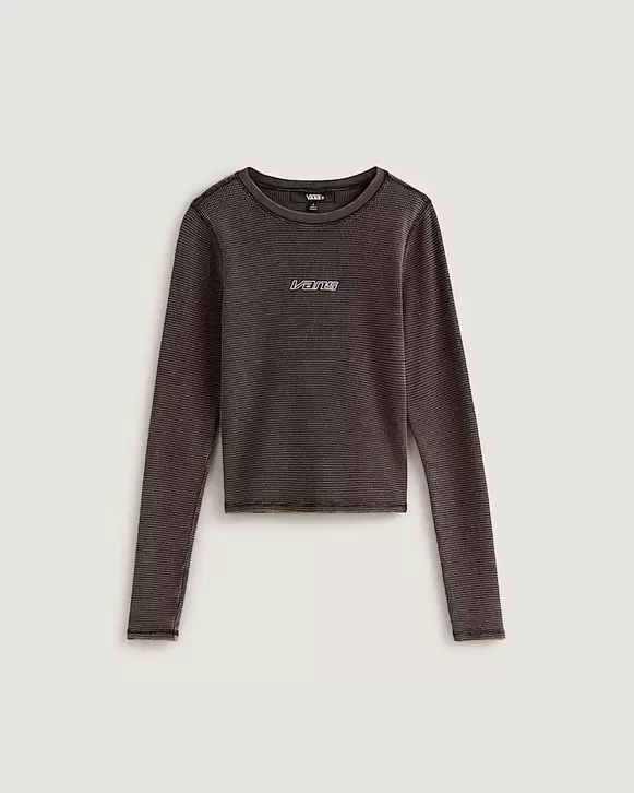 Teri Waffle Langarmhemd VANS Schwarz HERO