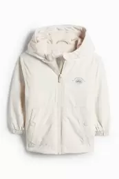 Baby-Jacke mit Kapuze - gefüttert - wasserabweisend