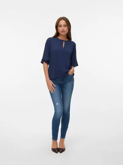 VMFLASH Mid Rise Skinny Fit Jeans