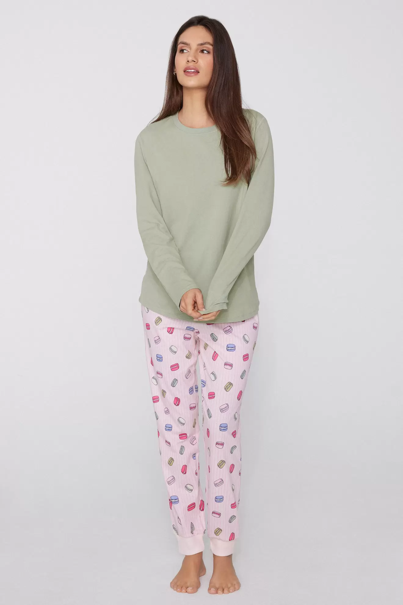 Langarm-Rundhalsshirt aus Baumwolle mit Modal Add to wishlist: Langarm-Rundhalsshirt aus Baumwolle mit Modal