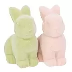 Deko-Hasen, pastell, 2 Stück