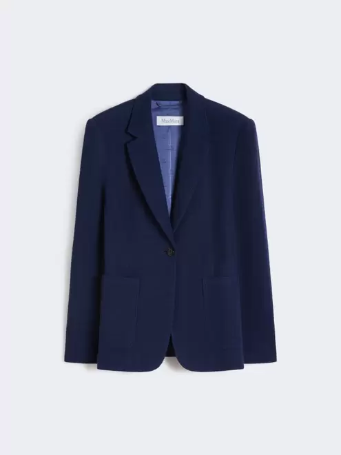 Einreihiger Blazer aus Jersey-Piqué - CHINABLAU
