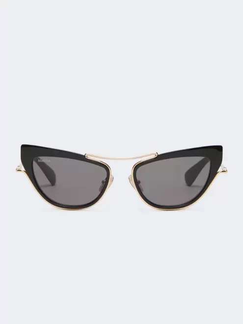Cat-Eye-Sonnenbrille - SCHWARZ