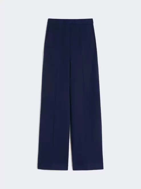 Hose aus Woll-Piqué - CHINABLAU