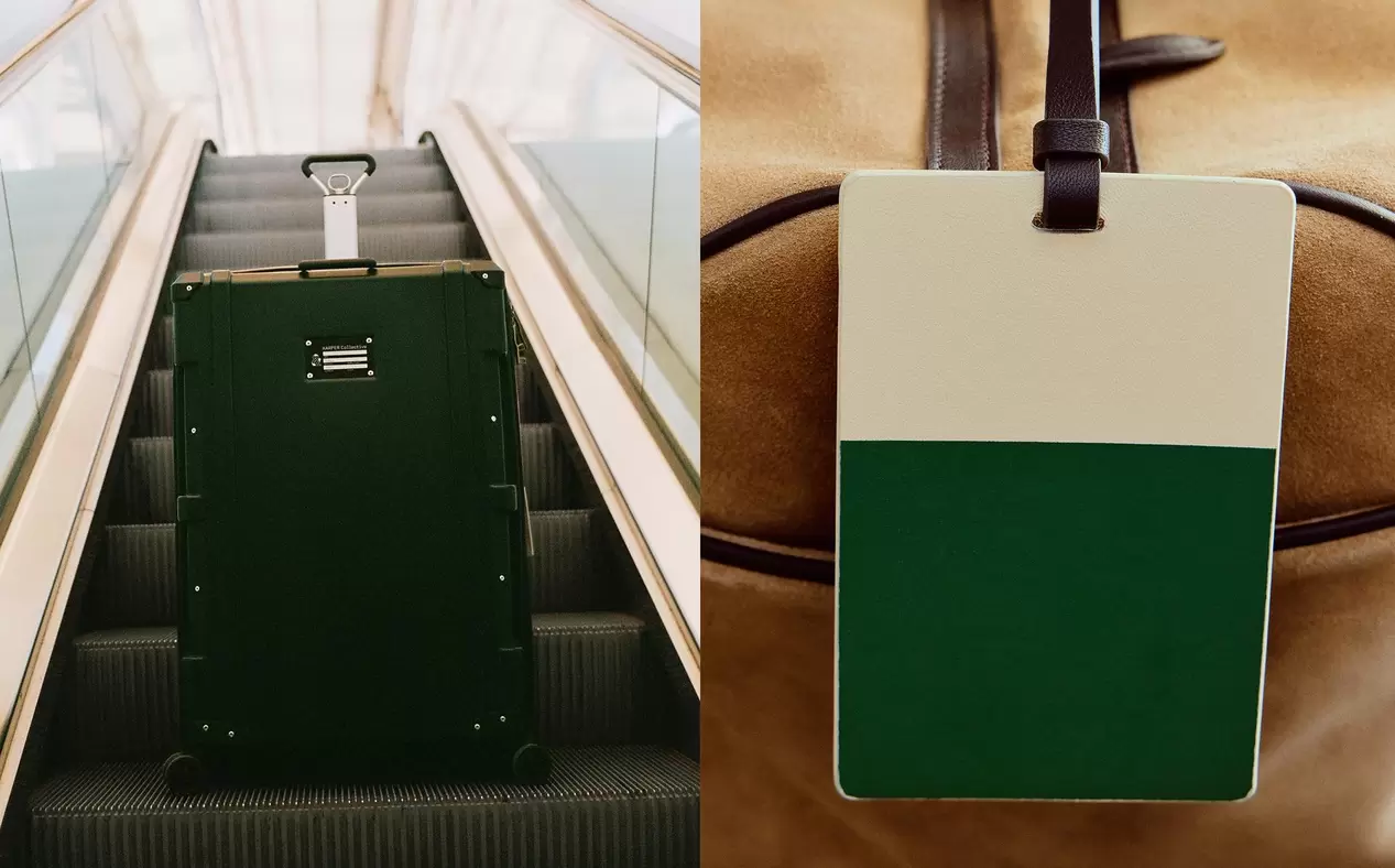 KOFFER UND GEPÄCKETIKETT