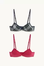 Multipack 2er - BH ohne Bügel - wattiert