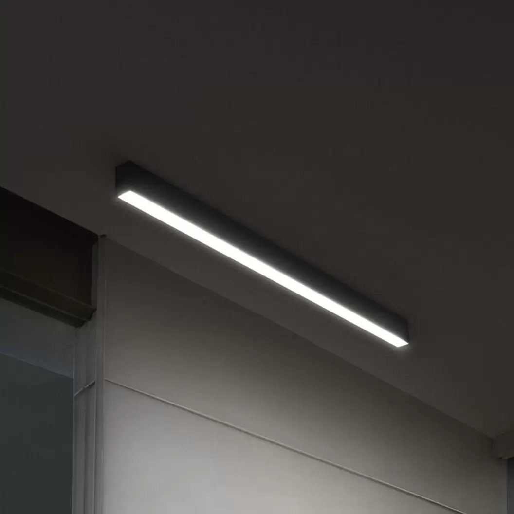 OSRAM LED-Deckenlampe Office line Cuboid schwarz 4000 K DIM