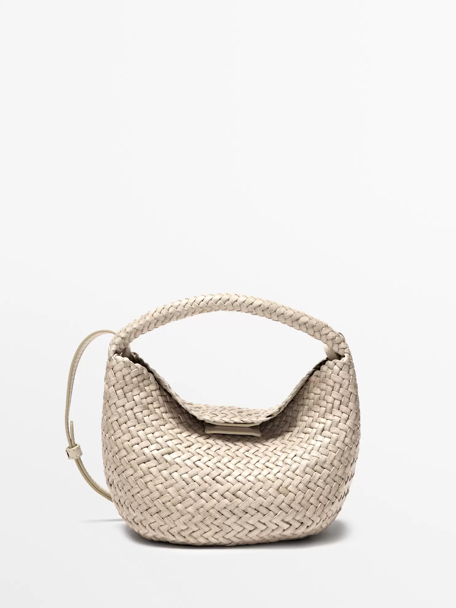 Mini-Tasche aus geflochtenem Nappaleder