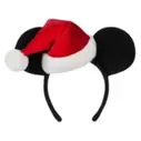 Micky Maus - Weihnachtsmann - Haarreif mit Ohren für Erwachsene