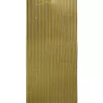 Verzierwachsstreifen halbrund, gold, 20 cm, 39 Stück