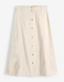 Tellerrock - einfarbig - weiß