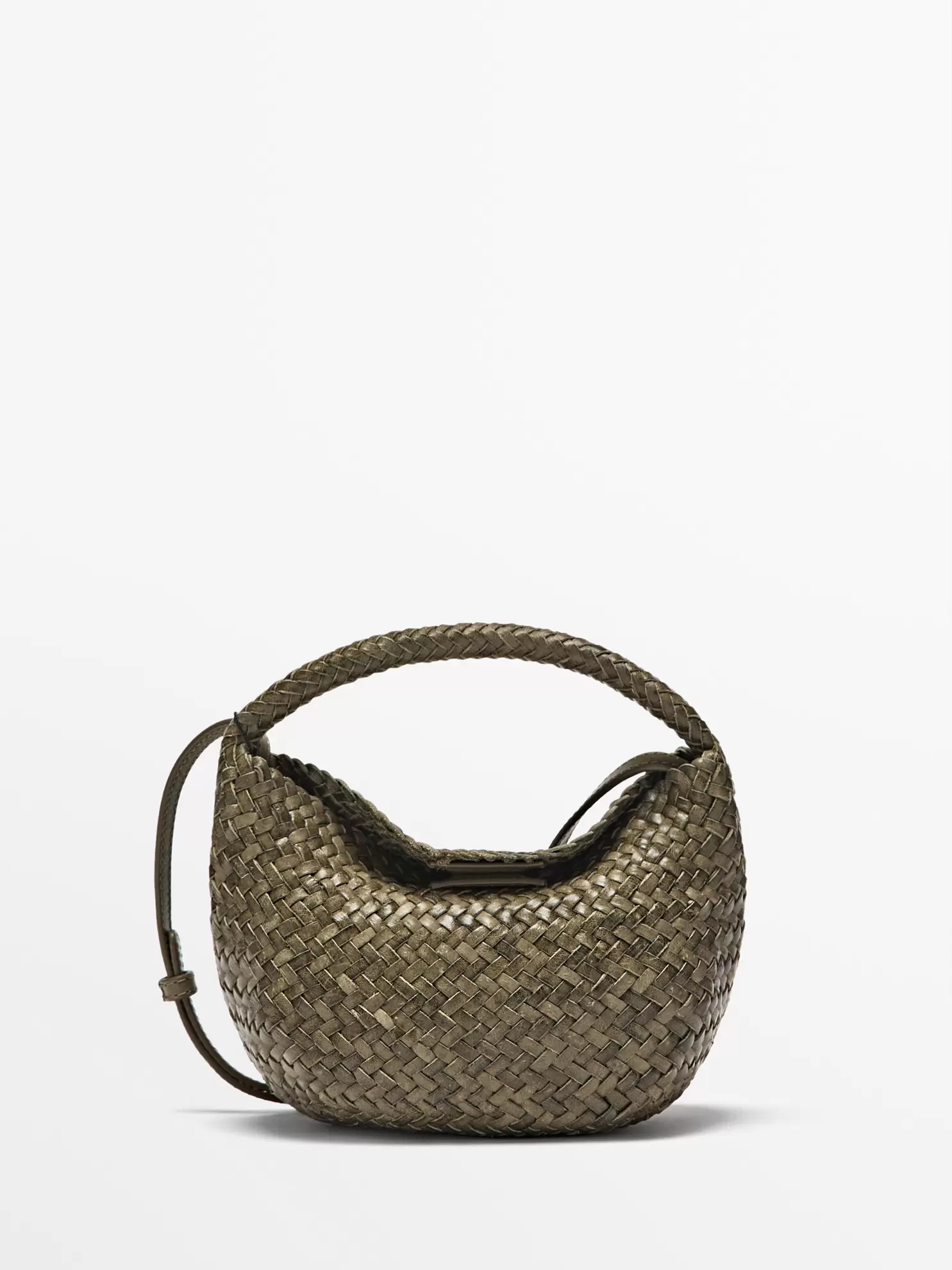 Mini-Tasche aus geflochtenem Nappaleder
