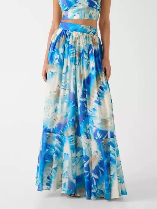 Falda maxi estampada Marciano