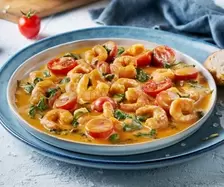 Pikante Garnelenpfanne