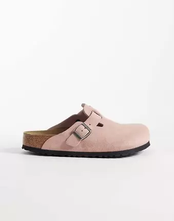 Birkenstock – Boston – Clogs in Lehmrosa