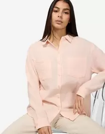 Bluse - einfarbig - rosa