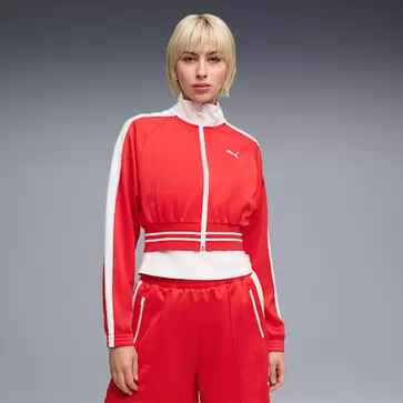 T7 Cropped Trainingsjacke Damen