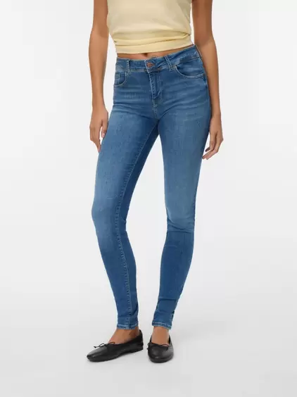 VMLUX Mid Rise Slim Fit Jeans