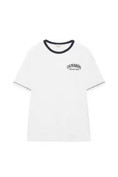 T-Shirt mit Camarón-Rippstruktur