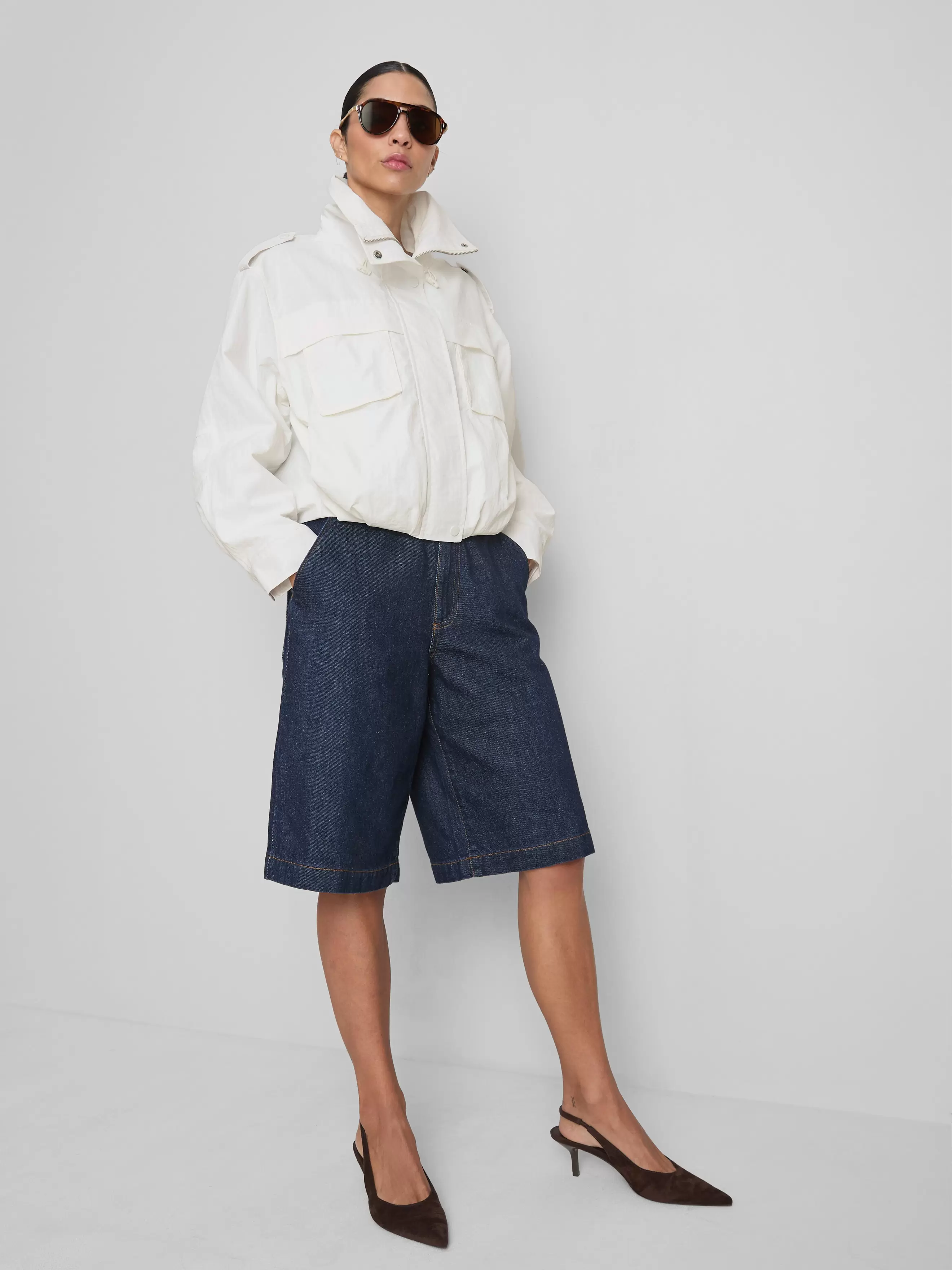 „By Coleen“ Regenjacke mit aufgesetzter Tasche