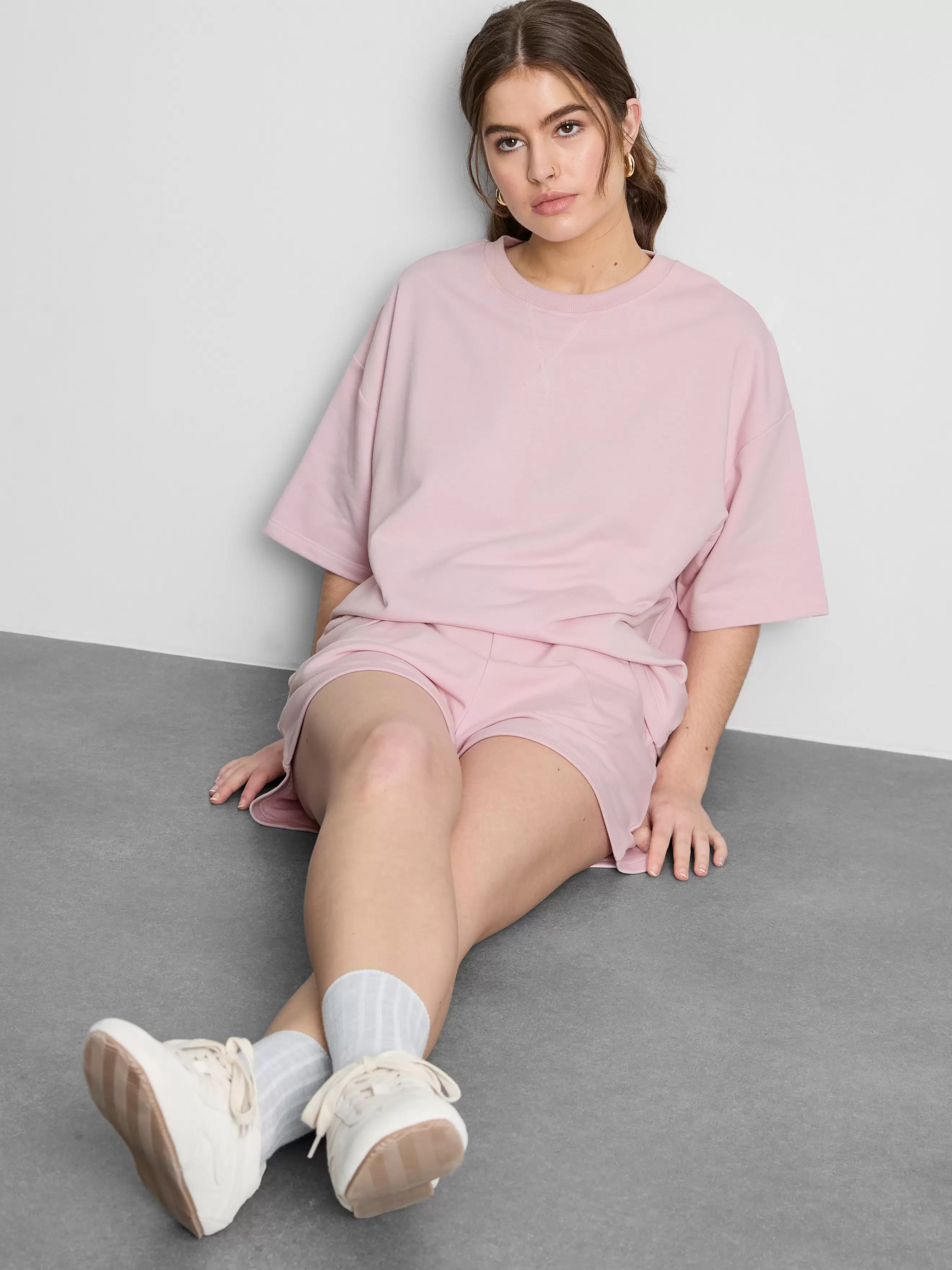 Lässiges T-Shirt mit hohem Baumwollanteil