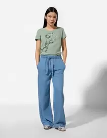 Jeans - Straight Fit - hellblau