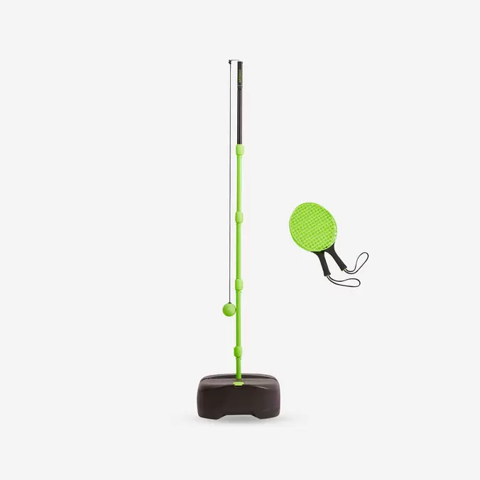 Speedball-Set (1 Mast, 2 Schläger und 1 Ball) Turnball Kinder schwarz/gelb