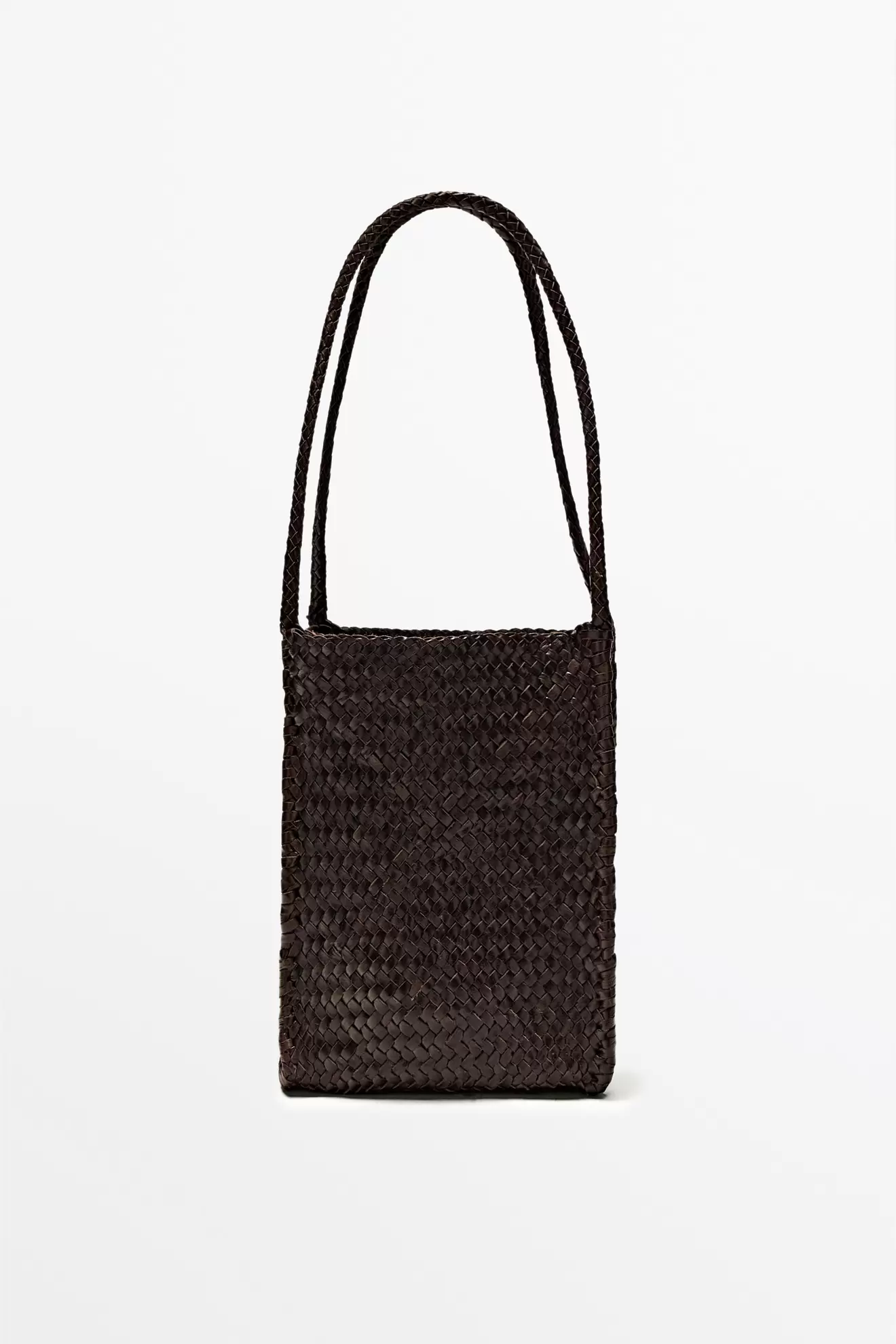 Bucket Bag aus geflochtenem Nappaleder