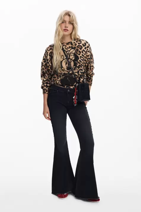 Minnie™ Pullover mit Animal-Print