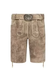 Trachten-Lederhose Hirten aus weichem Ziegenvelours