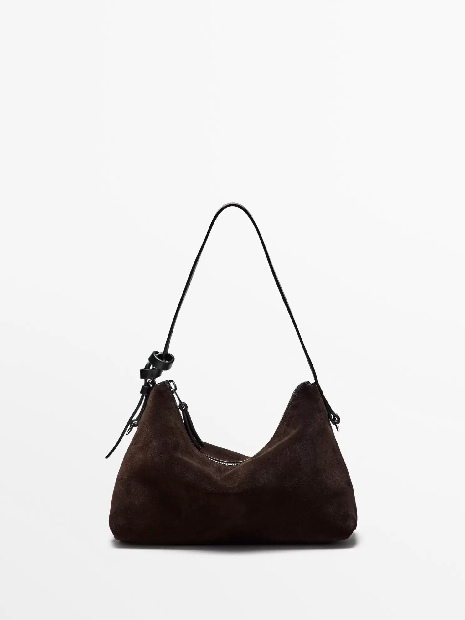 Kleine Tasche aus Rauleder