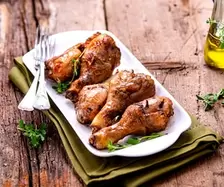 Hühnerunterschenkel, gebraten